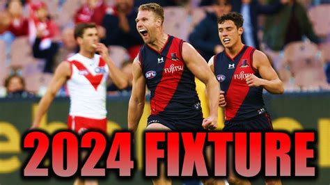 essendon football fixture 2024